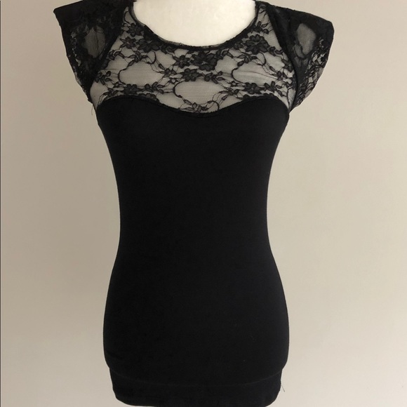 Metropark Tops - Lace Back Top Metropark Tops - Lace Back Top